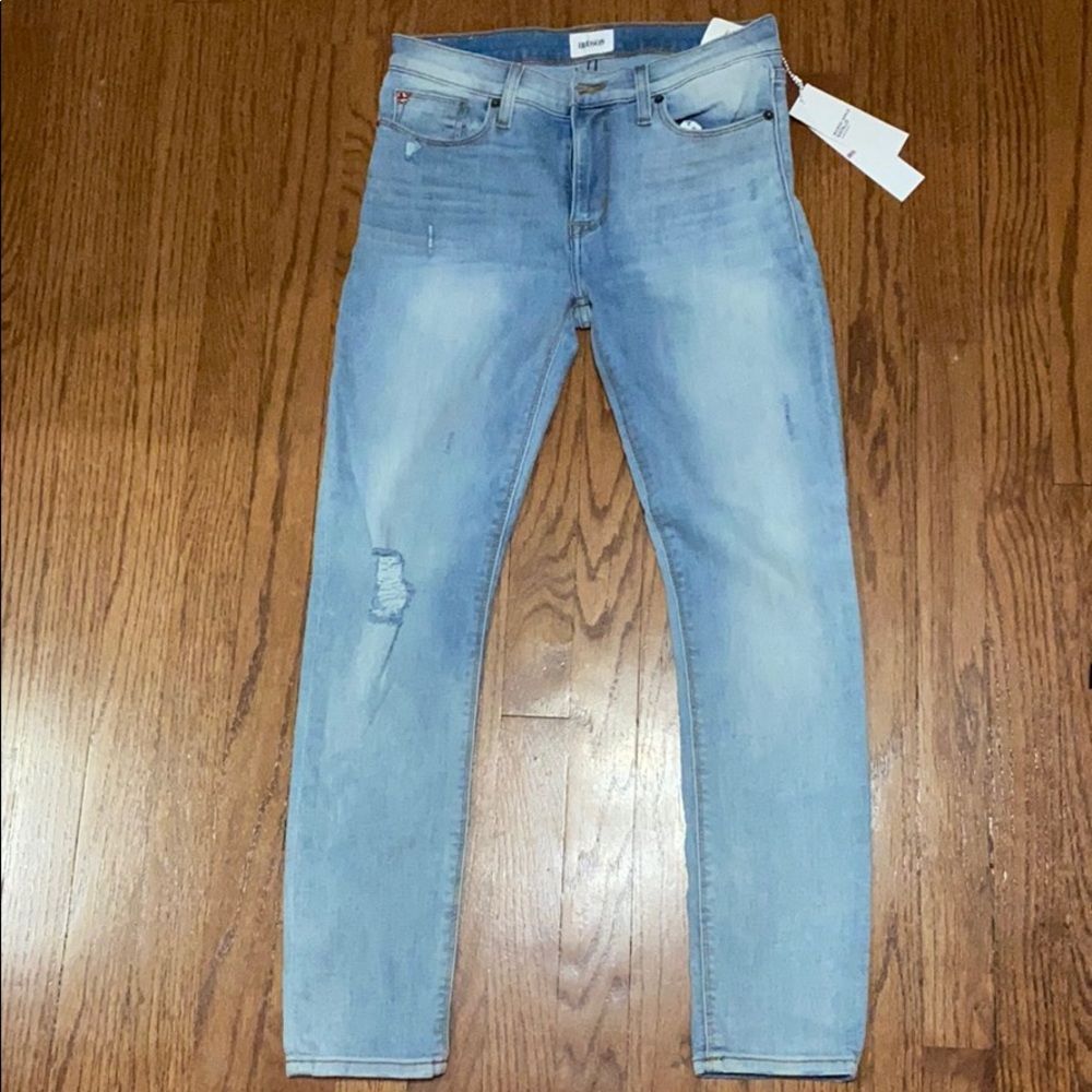 mid rise ankle natalie super skinny jeans HUDSON